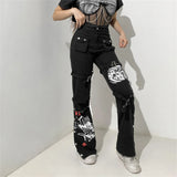 Black Gothic Party Pants
