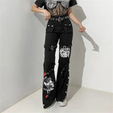 Black Gothic Party Pants