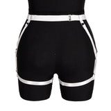 Harnais Femme Jarretelle Blanche