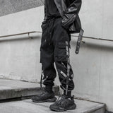Haramiku Black Cargo Teuf Pants