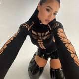 Body Techno Gothique à Découpes