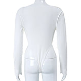 Ribbed Tie-Up Festival Bodysuit