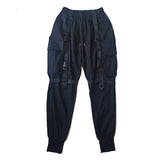 Black Harajuku Cargo Teuf Pants
