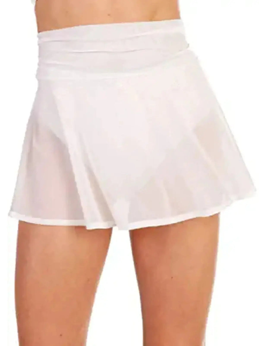 Mini-jupe Transparente Blanc CHARLOTT - Taille 2/36 - Neuf Avec étiquettes - Look Frais Et Audacieux