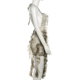 Mini-Robe Halter Tie-Dye