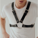 Techno-Harness "Brust und Gürtel mit Kette"