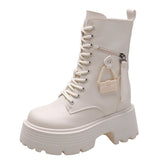 Bottes Plateformes Punk Montantes