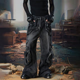 Jeans Cargo Teuf "Multi-Poches Noir"