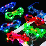 LED-Rave-Brillen Set "Gemischte Formen"