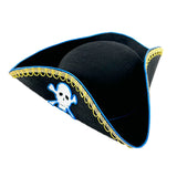 Chapéu de Pirata Luminoso LED "Brilho Rosa Fun"