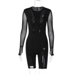 Combinaison Transparente en Maille