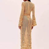 Robe Festival Longue Pailletée à Sequins