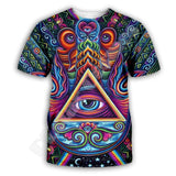 T-Shirt Teuf Trippy Buddha Mandala