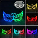 Cyberpunk-LED-Brille "Futuristisches Visier"