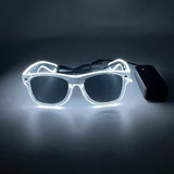LED-Rave-Brille "Neondraht Farbe nach Wahl"