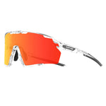 Lunettes de Cyclisme Kapvoe Blanches/Rouges