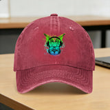 Techno-Cap "Trippy Bunny - Khaki"