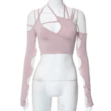 „E-Girl Cyber ​​​​Punk“ Langarmshirt