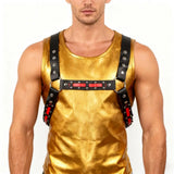 Techno-Harness "Punk mit Roter Platte"
