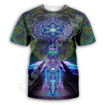 T-Shirt Teuf Trippy Buddha Mandala