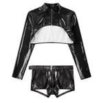 Tenue Techno Wetlook Zippée Homme
