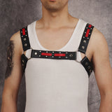 Techno-Harness "Punk mit Roter Platte"