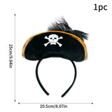 Chapeau Pirate Festival "Capitaine Tête de Mort"