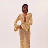 Robe Festival Longue Pailletée à Sequins