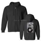 Sweat à Capuche DJ Cassette Rétro