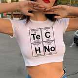 Camiseta Techno "Harajuku Y2K"