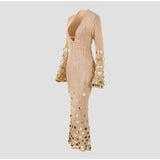 Robe Festival Longue Pailletée à Sequins