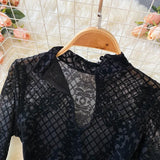 Combinaison Bodycon en Velours et Maille