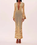 Robe Festival Longue Pailletée à Sequins