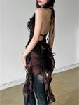 Mini-Robe Halter Tie-Dye
