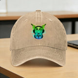Techno-Cap "Trippy Bunny - Marineblau"