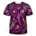 T-Shirt Teuf Trippy Buddha Mandala