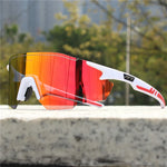 Lunettes Cyclisme Blanches Multicolores