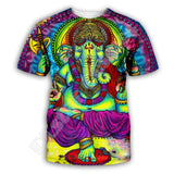 T-Shirt Teuf Trippy Buddha Mandala