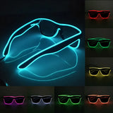 LED-Rave-Brille "Neondraht Farbe nach Wahl"