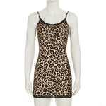 Mini-Robe Bodycon Léopard