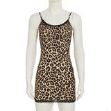 Mini-Robe Bodycon Léopard