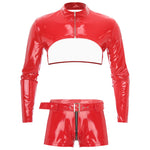 Tenue Techno Wetlook Zippée Homme