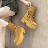 Bottes Plateformes Punk Montantes