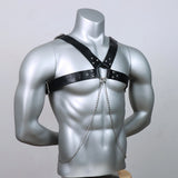 Techno-Harness "Brust und Gürtel mit Kette"