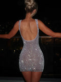 Mini-Robe Bodycon Scintillante