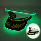 Chapéu de Pirata Luminoso LED "Brilho Rosa Fun"