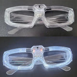 LED-Rave-Brillen Set "Shutter und Herzen"