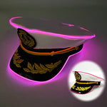 Chapeau de Capitaine Lumineux LED "Nuit Disco"