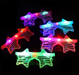 LED-Rave-Brillen Set "Mehrfarbige Shutter"