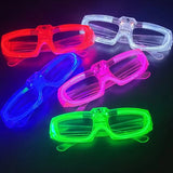 LED-Rave-Brillen Set "Shutter Farbe nach Wahl"